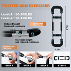 Twisterflex – Verstellbarer Trainingsstab für gezielten Muskelaufbau - sellene.de