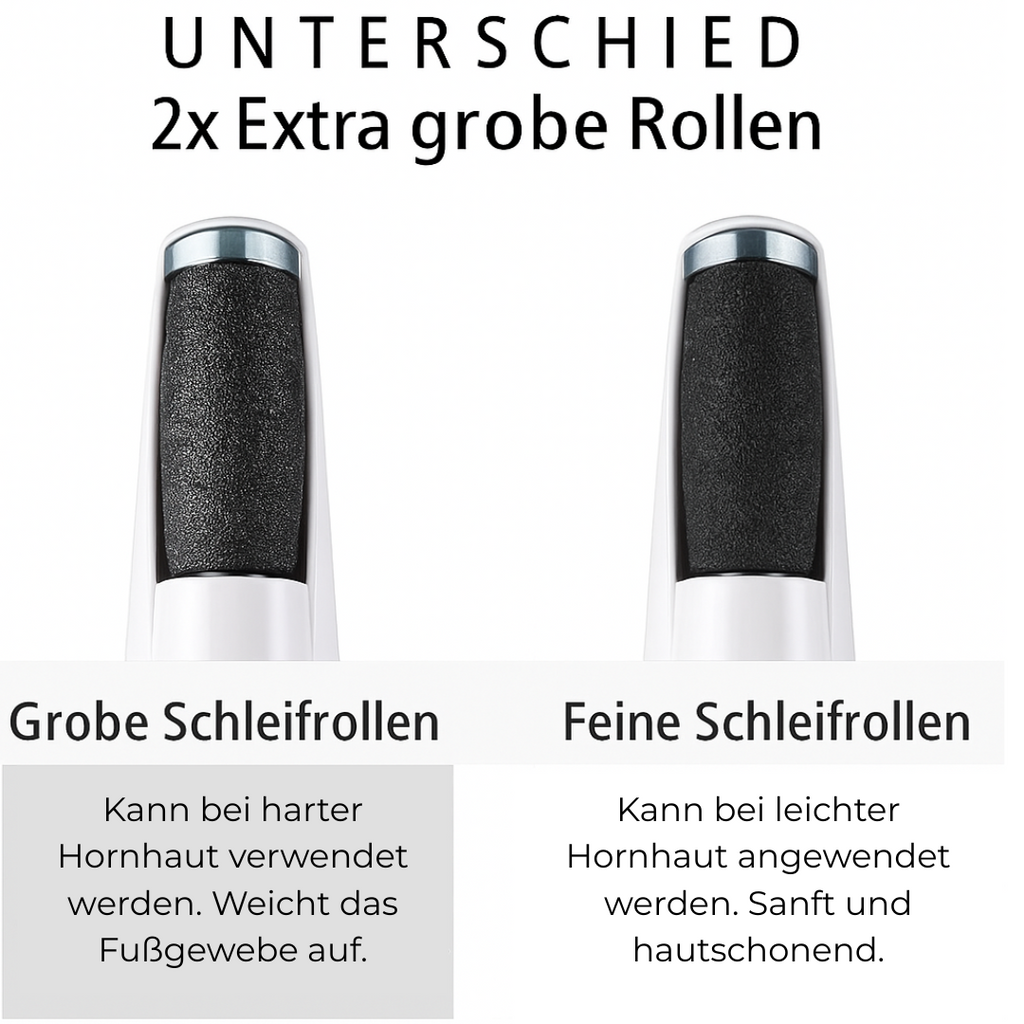 Hornhaut entfernen zuhause | Elektrischer Hornhautentferner & Fußpflegegerät | PedikuraPro - sellene.de