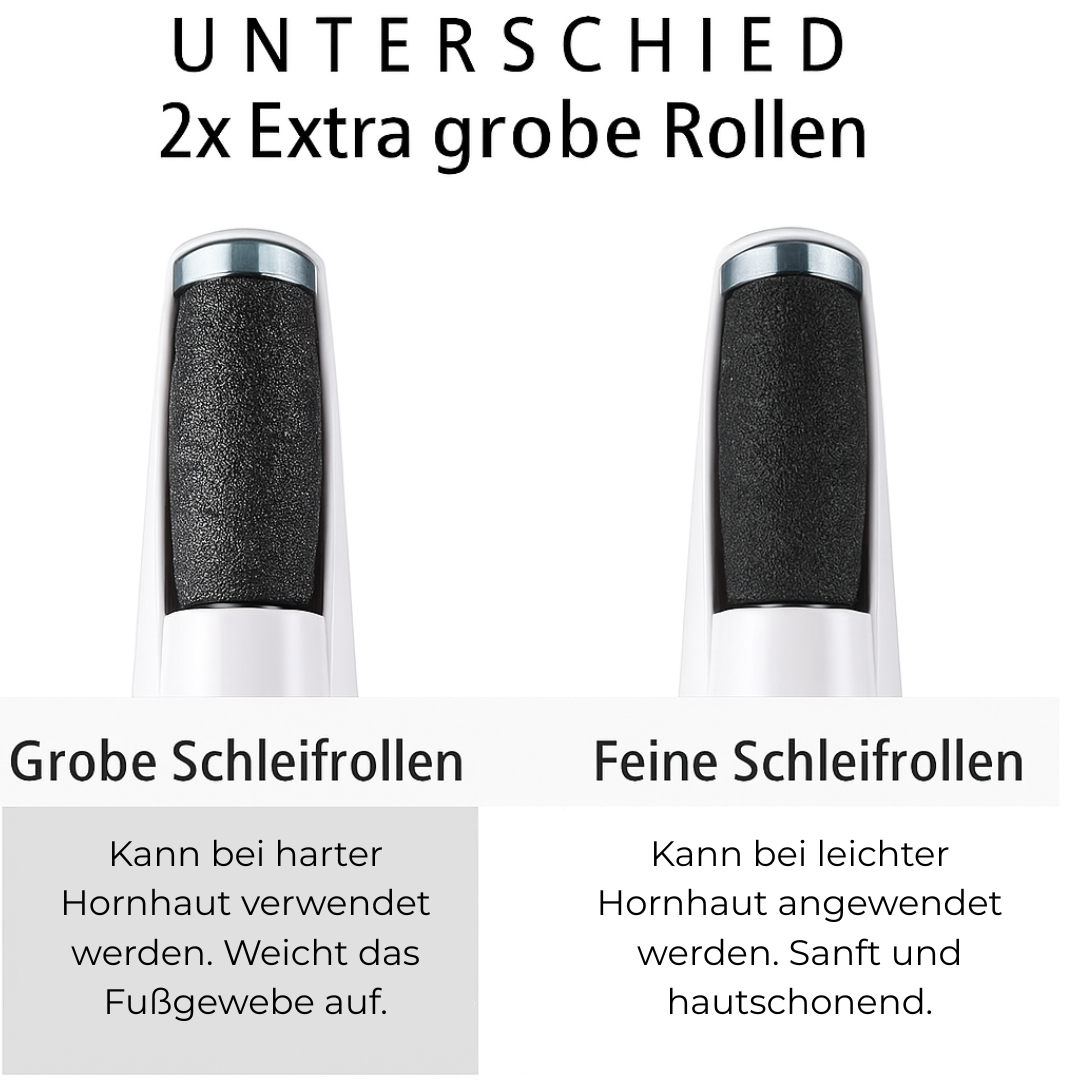 Hornhaut entfernen zuhause | Elektrischer Hornhautentferner & Fußpflegegerät | PedikuraPro - sellene.de