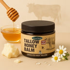 Beef Tallow Creme | Creme für natürliche Hautpflege | Feuchtigkeitscreme für Gesicht und Körper | TallowPure - sellene.de