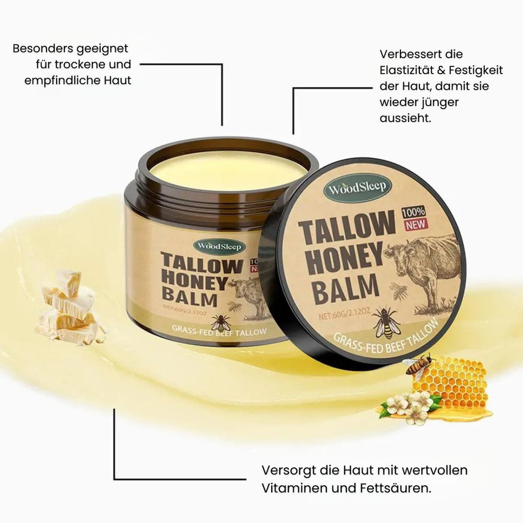 Beef Tallow Creme | Creme für natürliche Hautpflege | Feuchtigkeitscreme für Gesicht und Körper | TallowPure - sellene.de