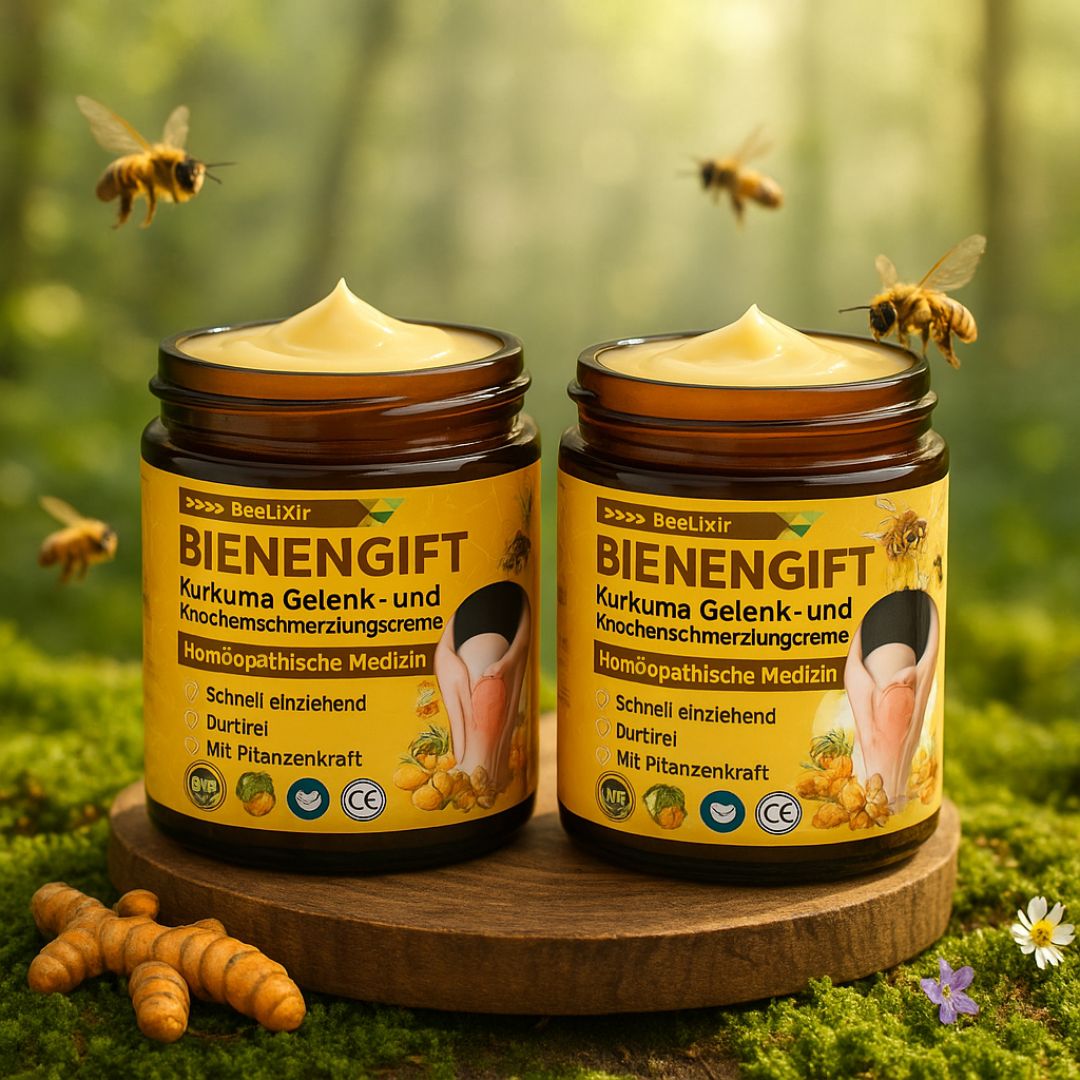 Bienengiftcreme | Salbe mit Bienengift, Hyaluron & Kollagen | BeeLixir - sellene.de
