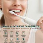 Elektrische Zahnbürste mit 6 Reinigungsmodi | Ultraschall Zahnbürste für Erwachsene & Kinder | ZahnKlar - sellene.de
