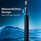 Elektrische Zahnbürste mit 6 Reinigungsmodi | Ultraschall Zahnbürste für Erwachsene & Kinder | ZahnKlar - sellene.de