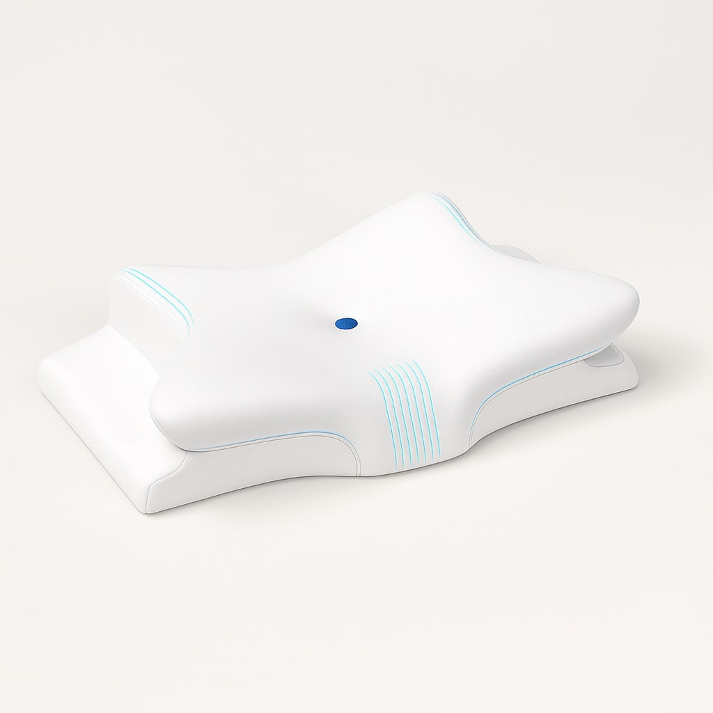Nackenkissen | Orthopädisches Kissen für Seitenschläfer, Bauchschläfer & Rückenschläfer | ErgoDream - sellene.de