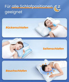Nackenkissen | Orthopädisches Kissen für Seitenschläfer, Bauchschläfer & Rückenschläfer | ErgoDream - sellene.de