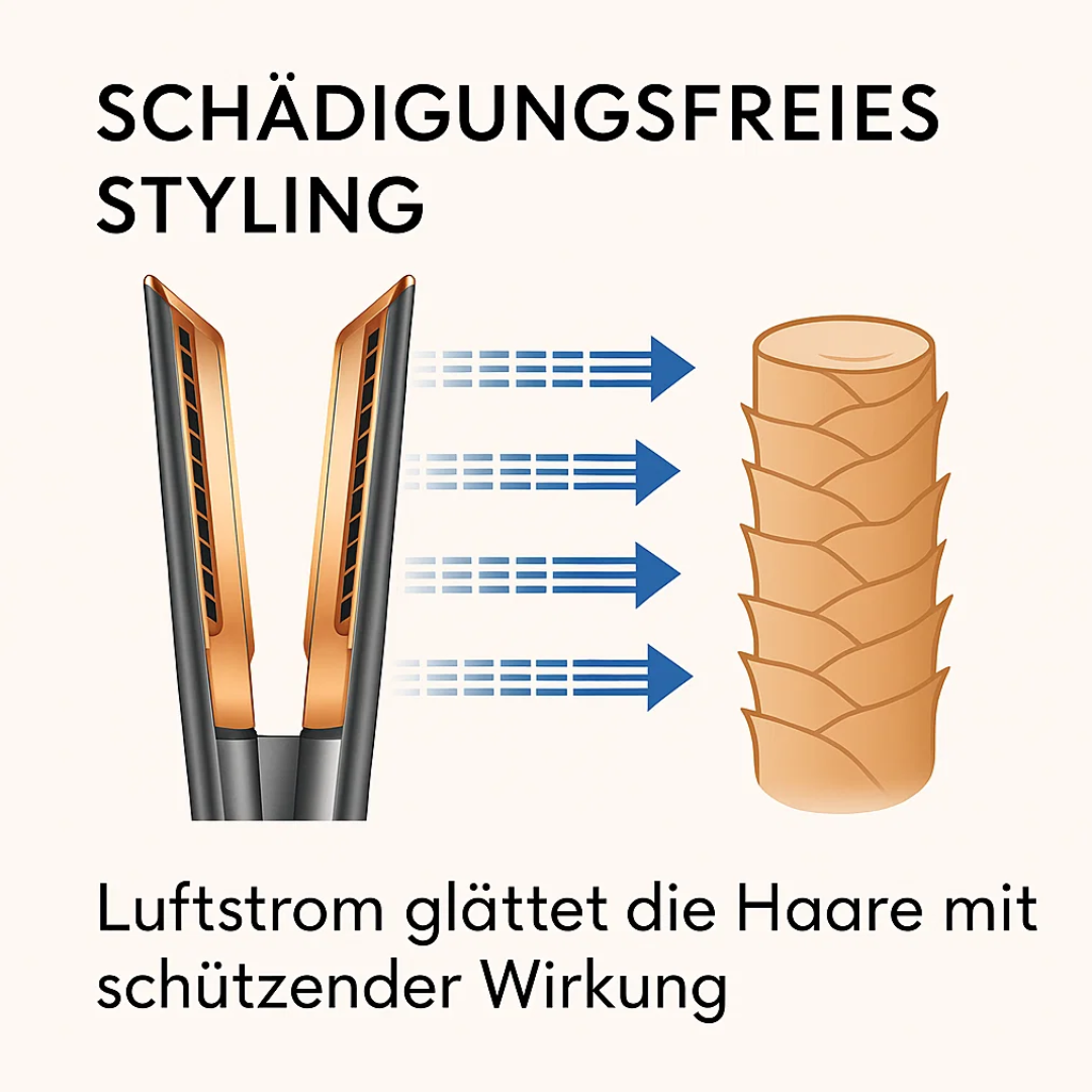 Föhn & Glätteisen in 1 | 2 in 1 Haarstyler | Volyra - sellene.de