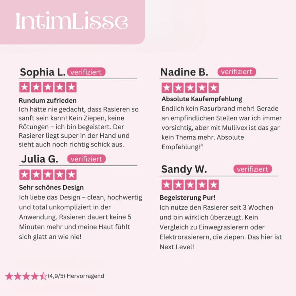 Intimrasierer Frauen | Elektrischer Rasierer für Damen | IntimLisse - sellene.de