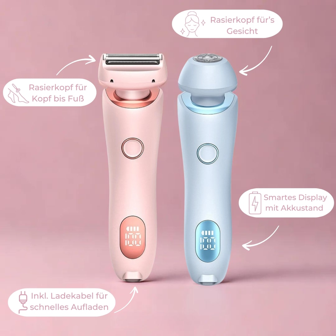 Intimrasierer für Frauen | Elektrischer Damenrasierer für Intimbereich | Bikini Trimmer | Femora - sellene.de
