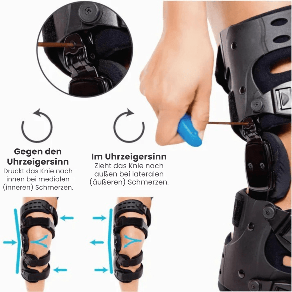 KNIELEASE KNEE SUPPORT – Orthopädische Kniebandage zur Schmerzlinderung & Stabilisierung bei Arthrose & Verletzungen - sellene.de
