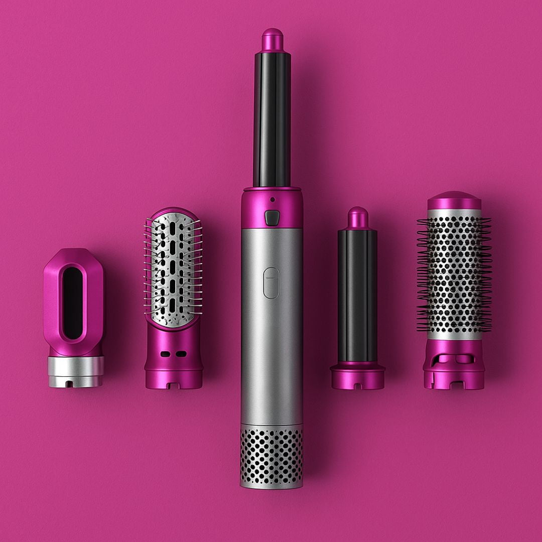 5 in 1 Lockenstab | Föhn, Glätteisen und Welleneisen in 1 | Hairstyler | Stylora - sellene.de