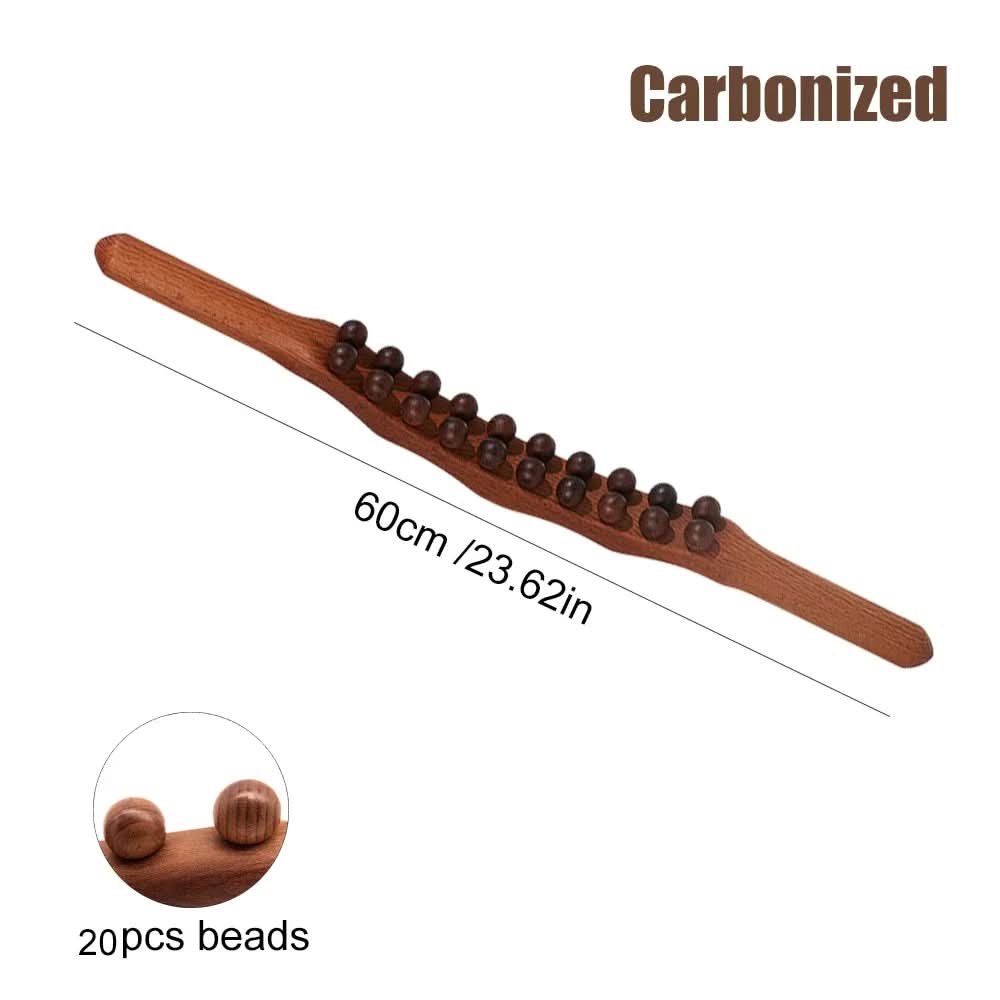 WoodEase Pro – Gua Sha Massagestab aus Holz für Muskelentspannung (60 cm) - sellene.de