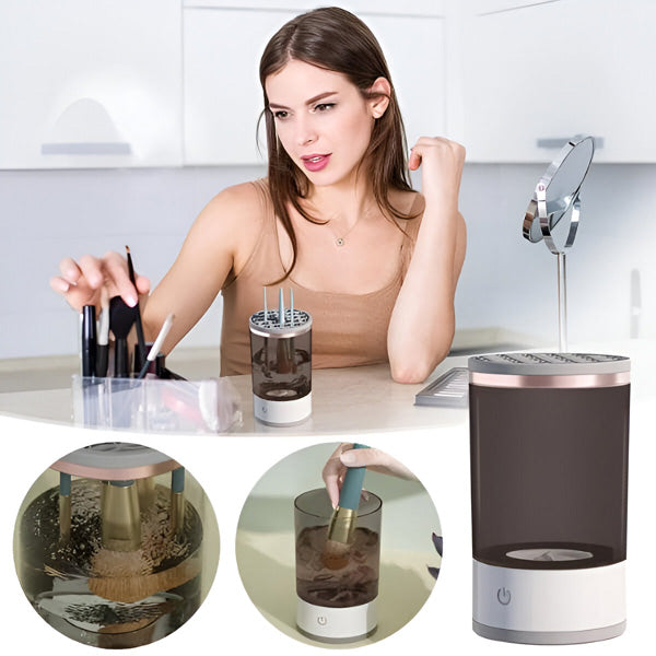 Pinselreiniger | Make Up Pinsel Reinigen | Elektrischer Pinselreiniger | PinselClean - sellene.de
