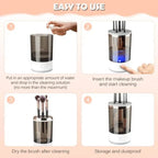 Pinselreiniger | Make Up Pinsel Reinigen | Elektrischer Pinselreiniger | PinselClean - sellene.de