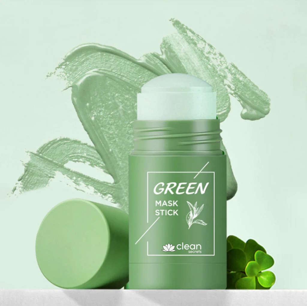 Reinigungsmaske Stick für Gesichtsreinigung | Naturkosmetik mit Grünteeextrakt für Hautpflege | LumiHaut - sellene.de