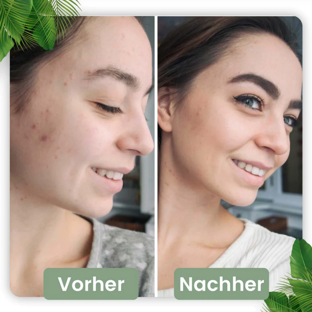 Reinigungsmaske Stick für Gesichtsreinigung | Naturkosmetik mit Grünteeextrakt für Hautpflege | LumiHaut - sellene.de