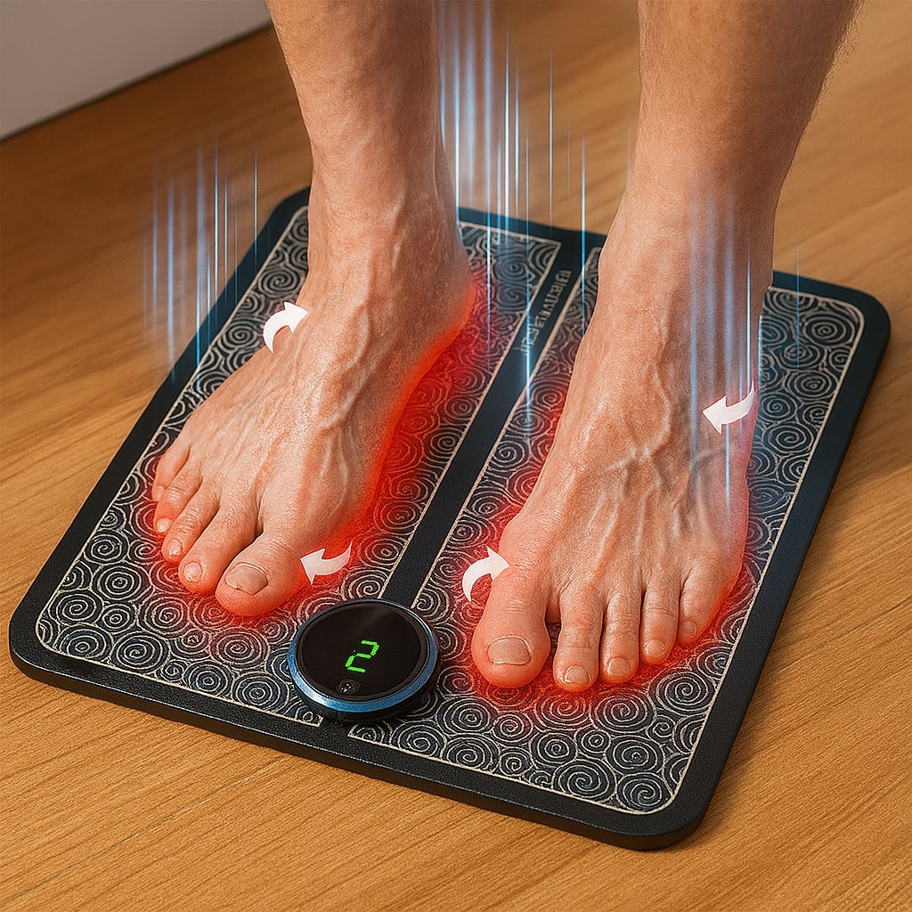 EMS-Fußmassagegerät für tiefe Entspannung | RelaxFuß - sellene.de