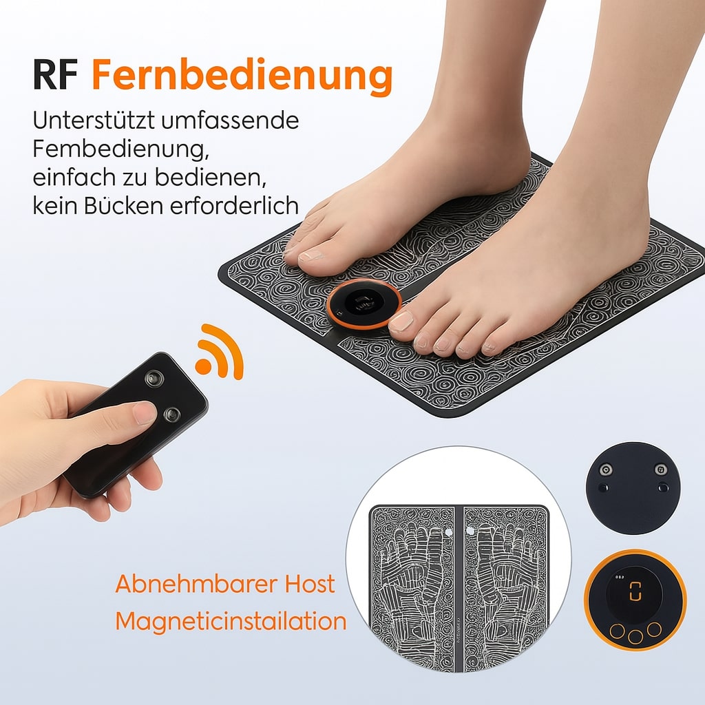 EMS-Fußmassagegerät für tiefe Entspannung | RelaxFuß - sellene.de