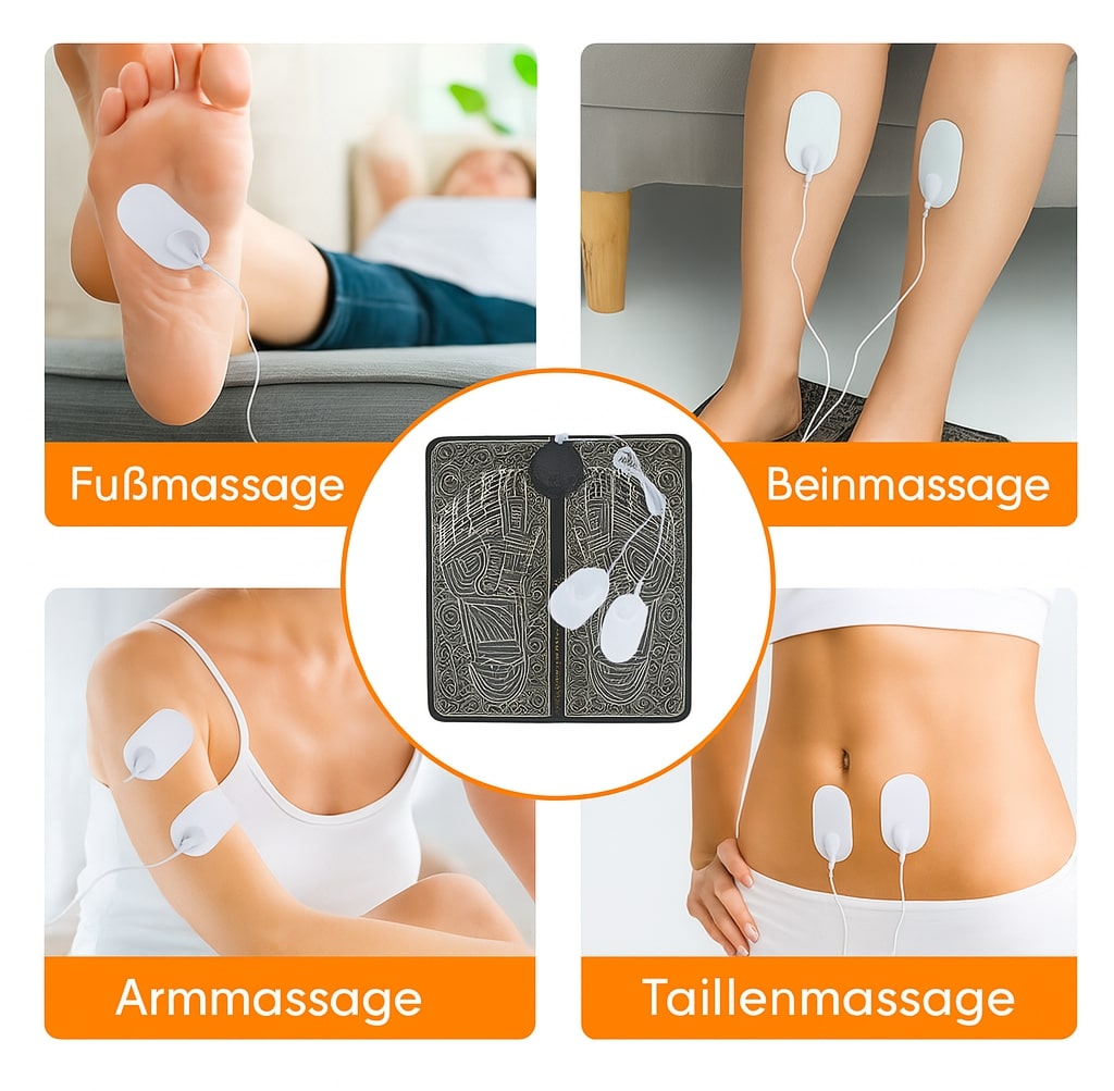 EMS-Fußmassagegerät für tiefe Entspannung | RelaxFuß - sellene.de