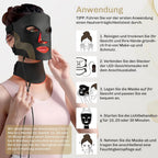 Rotlichtmaske | LED Gesichtsmaske | Haut Lichttherapie | HautGlow - sellene.de