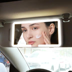 Schminkspiegel mit Licht für Auto | Beleuchteter Kosmetikspiegel | GlowVisor - sellene.de