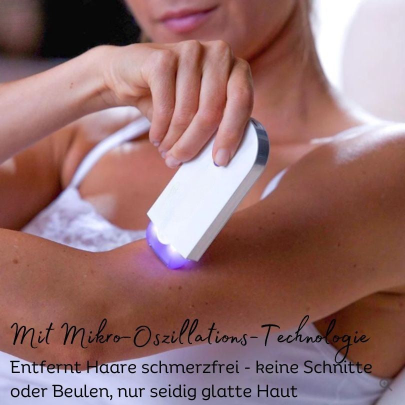Laser Haarentfernung Gerät | Elektrorasierer und Rasierapparat für sanfte Haarentfernung | SilkLaser - sellene.de