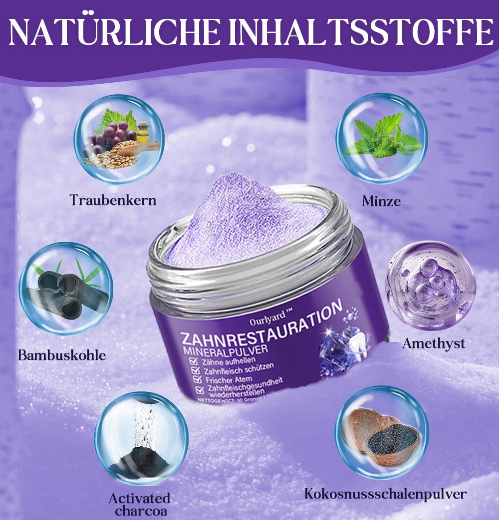 Mineralpulver für Zahnpflege | Zähne Stärken & Schützen | SmileSchutz - sellene.de