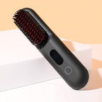 Glättbürste & Haarbürste elektrisch | Kabelloser Haarglätter für glattes Haar | StyleGlide - sellene.de