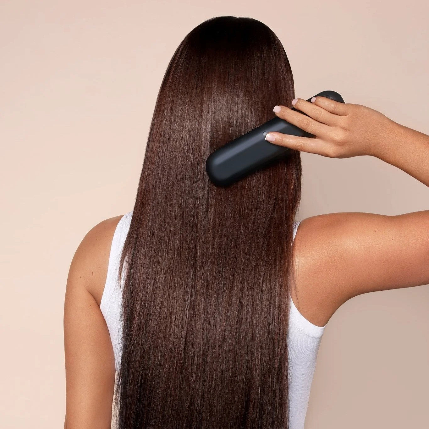 Glättbürste & Haarbürste elektrisch | Kabelloser Haarglätter für glattes Haar | StyleGlide - sellene.de