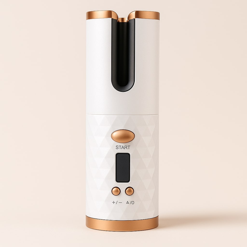 Automatischer Lockenstab | Kabelloser Lockendreher | Haarstyling Gerät | StyliWave - sellene.de
